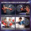 Máquina de boxeo bluetooth portatil