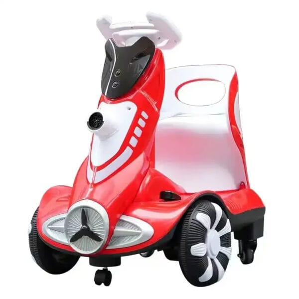 Carro Coche Eléctrico Lanza Burbujas Giro de 360°
