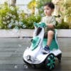 Carro Coche Eléctrico Lanza Burbujas Giro de 360°