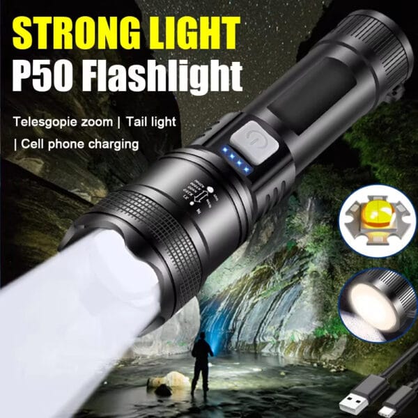LINTERNA LED RECARGABLE