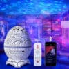 Proyector de luz LED con forma de huevo de dinosaurio