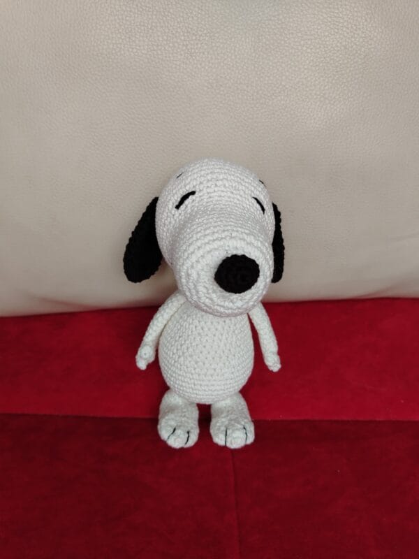 Amigurumis snoopy de amor de crochet