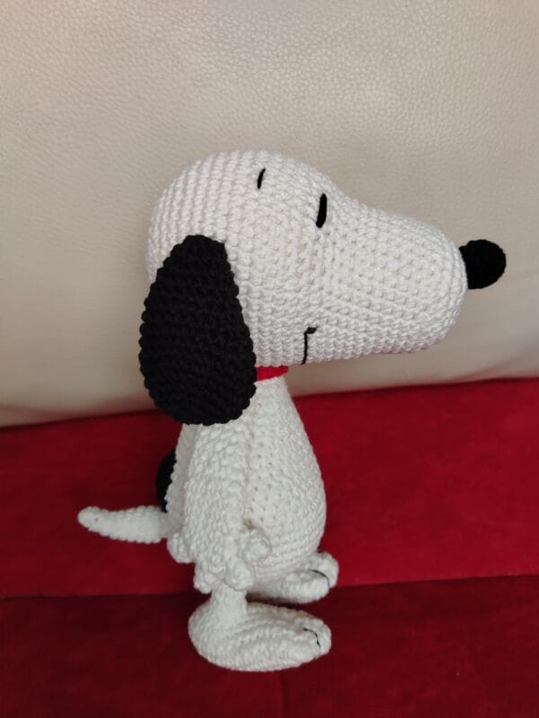 Amigurumis snoopy de amor de crochet